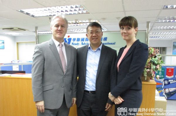 Mr.Gary Hickey, Headmaster & Camilla Whitney-Thomas, Deputy Headteacher - Adam's Grammar School (England)